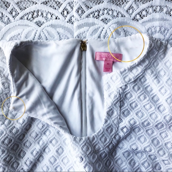 Lilly Pulitzer Mara Scallop Hem Lace Dress - Picture 8 of 8